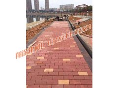 荷蘭磚行人道施工